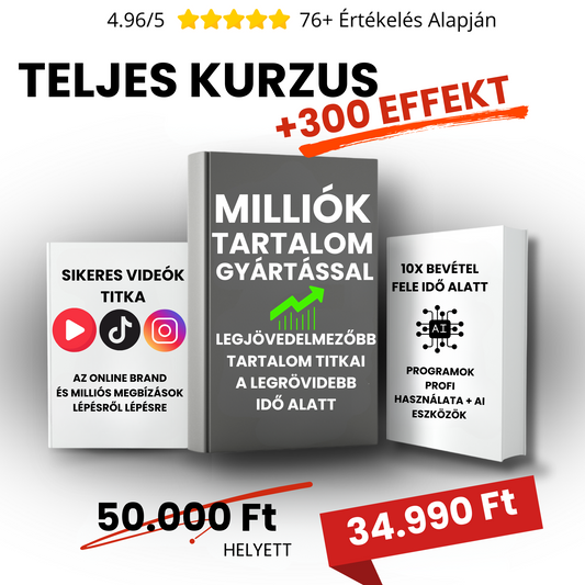 TARTALOMGYÁRTÁS TANANYAG | 7+ TÉMAKÖR | 7+ ÓRA